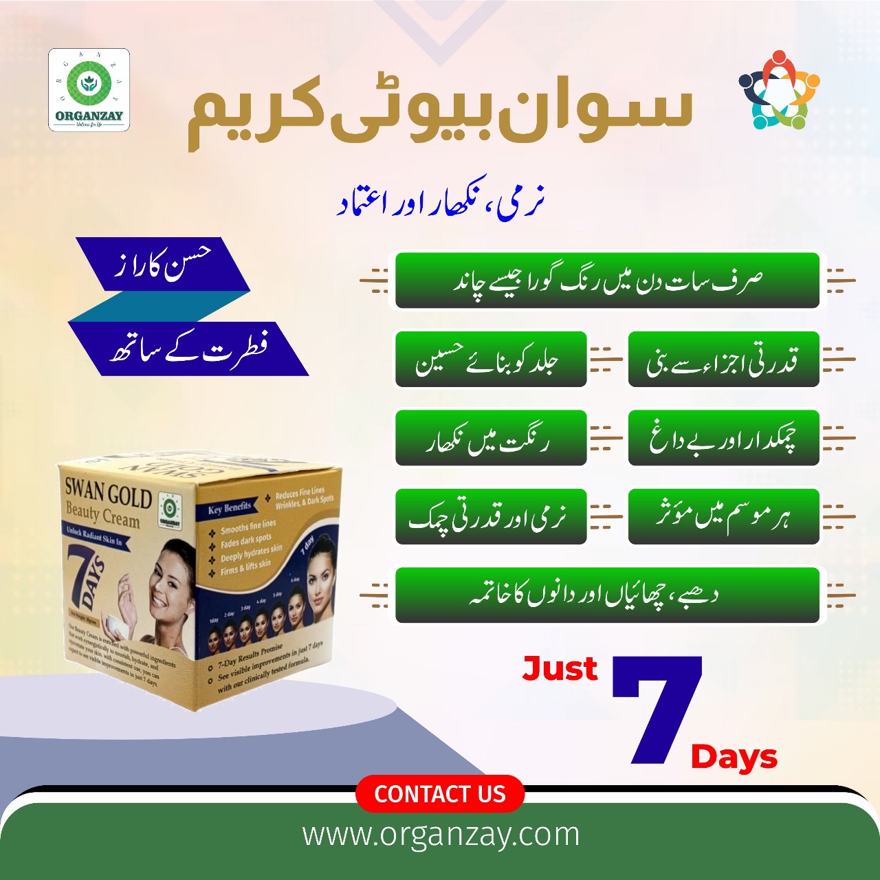 Swan Gold Beauty Cream - Image 3